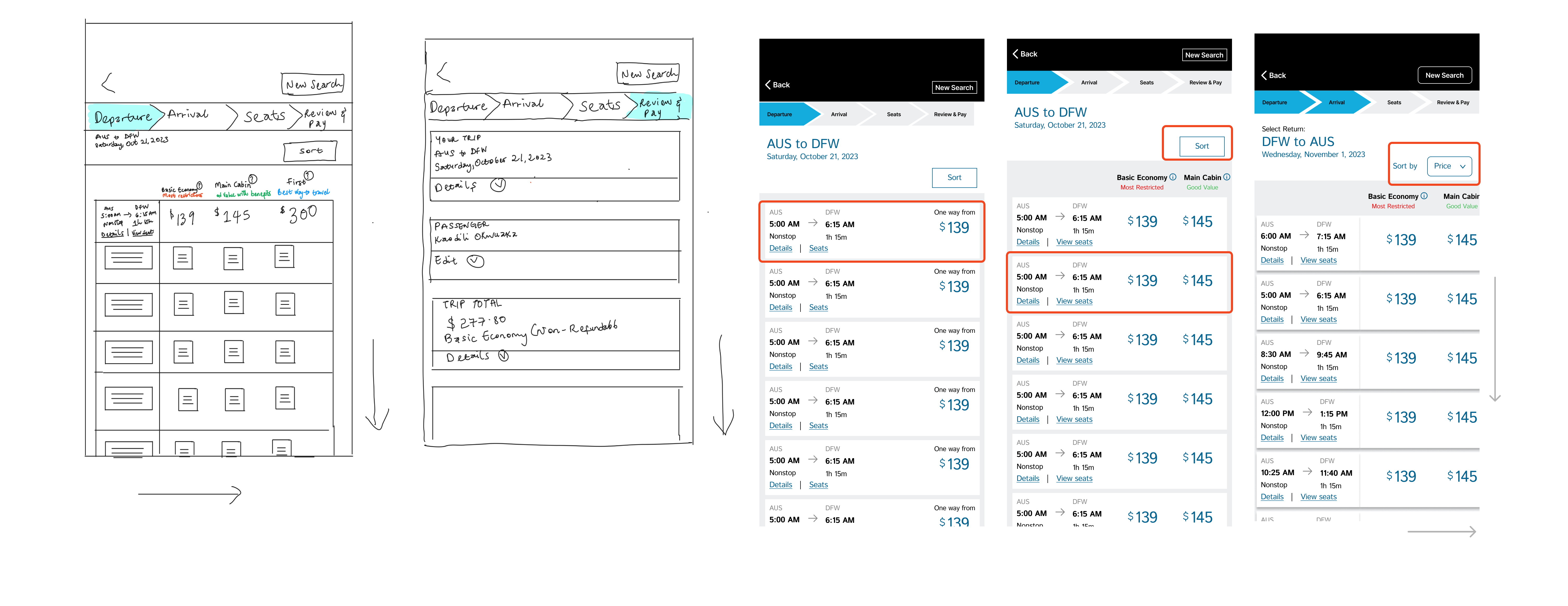 design iterations